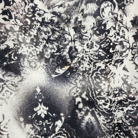 Women's Abstract Print Short Sleeve T-Shirt Blouses Women's Large Appropriate Be - Picture 8 of 8